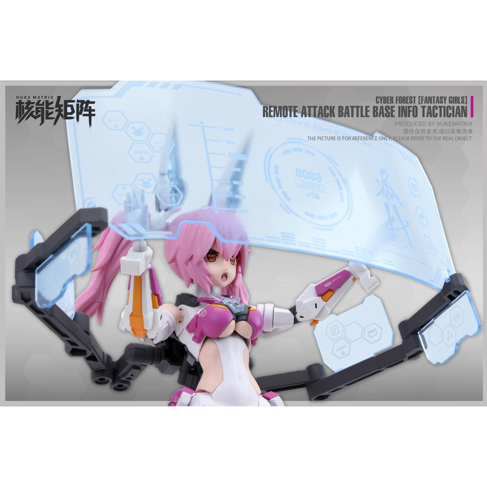 【予約安心出荷】[PTM] (再販) CYBER FOREST【FANTASY GIRLS】(サイバーフォーレスト ファンタジーガールズ) 1/12 REMOTE ATTACK BATTLE BASE INFO TACTICIAN プラモデル(500600508) NUKE MATRIX(ヌークマトリックス)(2026年8月)