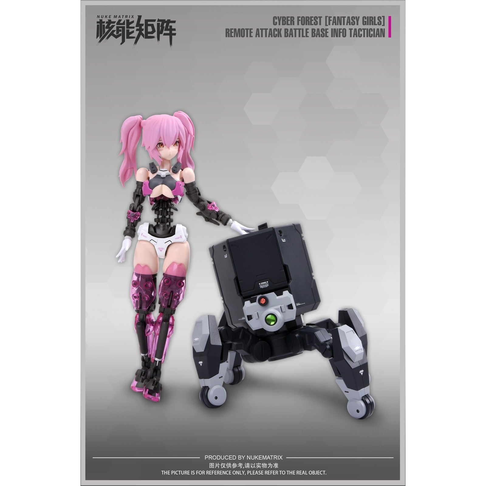 【予約安心出荷】[PTM] (再販) CYBER FOREST【FANTASY GIRLS】(サイバーフォーレスト ファンタジーガールズ) 1/12 REMOTE ATTACK BATTLE BASE INFO TACTICIAN プラモデル(500600508) NUKE MATRIX(ヌークマトリックス)(2026年8月)