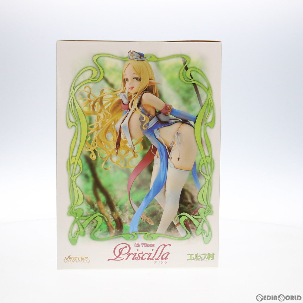 【中古即納】[FIG] (再販)あみあみ限定特典6種付属 エルフ村 第4村人 プリシラ アンテナショップ限定版 1/6 完成品 フィギュア ヴェルテクス(20200630)