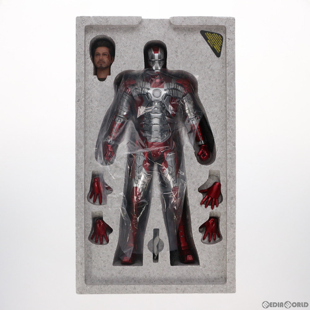 【中古即納】[FIG] ムービー・マスターピース DIECAST アイアンマン・マーク5 アイアンマン2 1/6 完成品 可動フィギュア(MM#400D18) ホットトイズ(20180530)