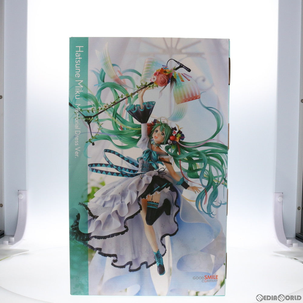 【中古即納】[FIG] GOODSMILE ONLINE SHOP限定特典付属 初音ミク Memorial Dress Ver. キャラクター・ボーカル・シリーズ01 初音ミク 1/7 完成品 フィギュア グッドスマイルカンパニー(20211022)