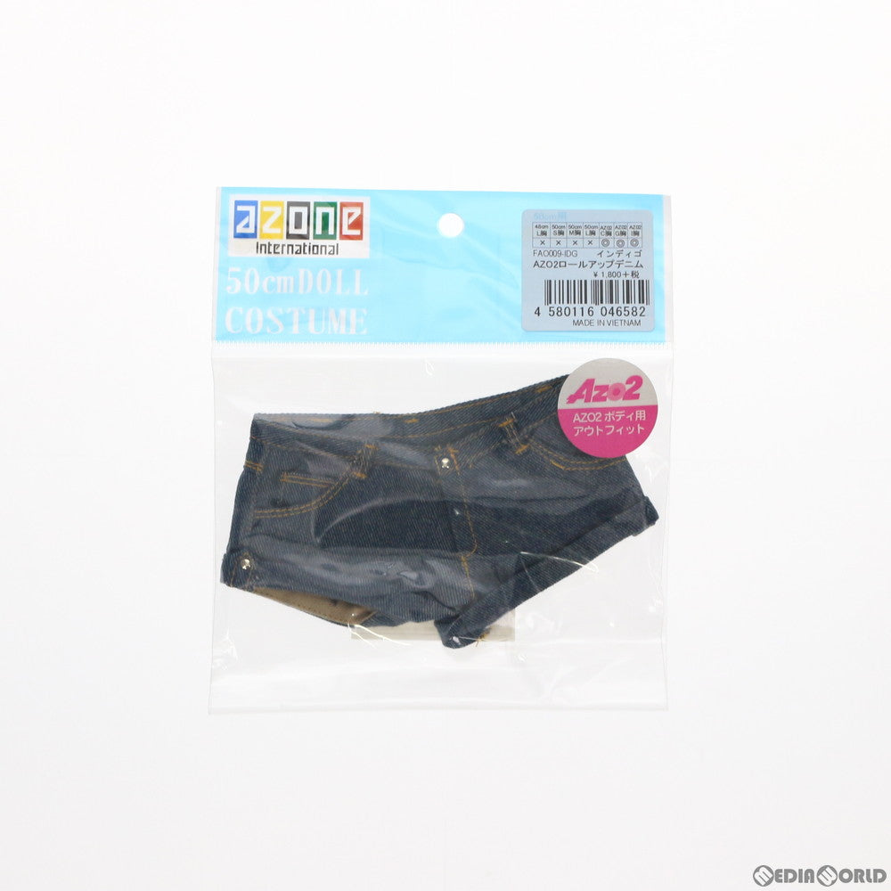 【中古即納】[FIG] AZO2用 ロールアップデニム(インディゴ) ドール用衣装(FAO009-IDG) アゾン(20140906)