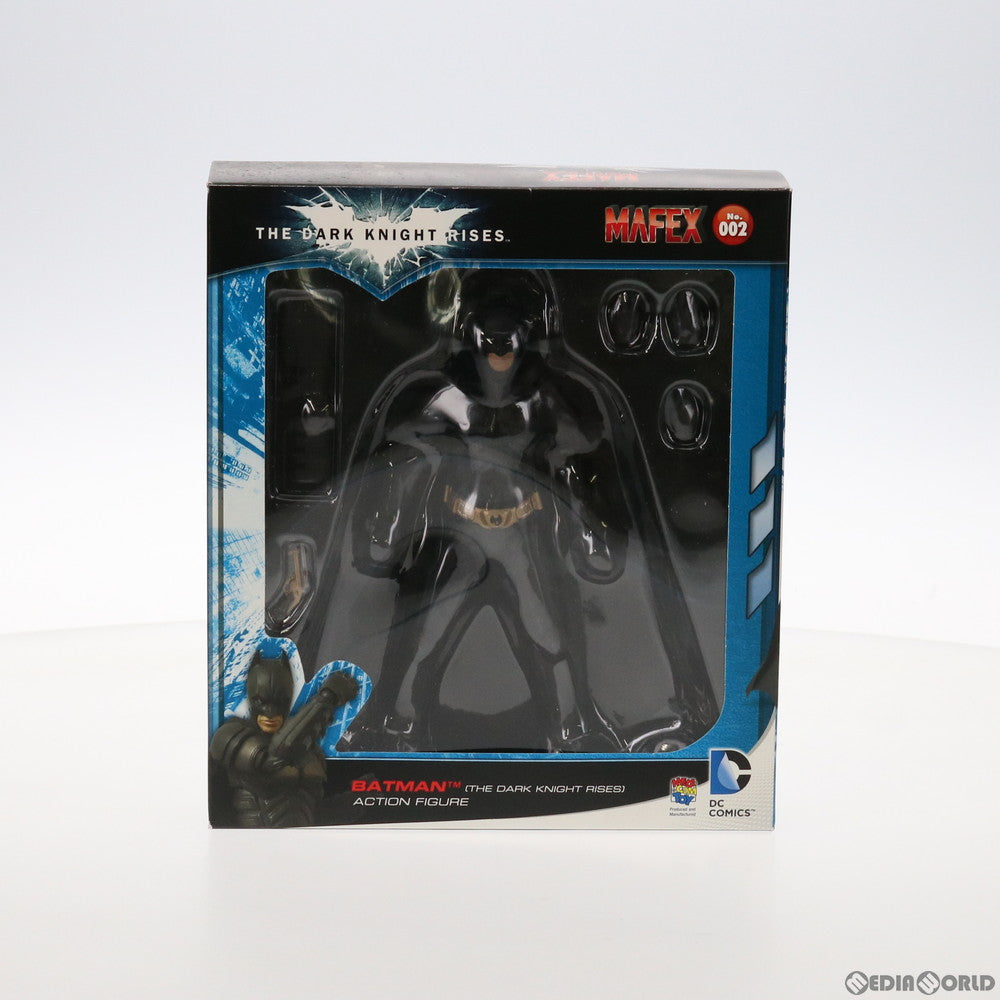 【中古即納】[FIG] マフェックス No.002 MAFEX BATMAN(バットマン) THE DARK KNIGHT RISES(ダークナイト ライジング) 完成品 可動フィギュア メディコム・トイ(20130515)