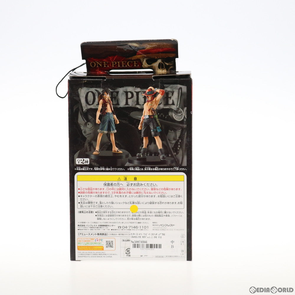 【中古即納】[FIG] モンキー・D・ルフィ ワンピース DXフィギュア～THE GRANDLINE MEN～vol.1 ONE PIECE プライズ(45908) バンプレスト(20090831)