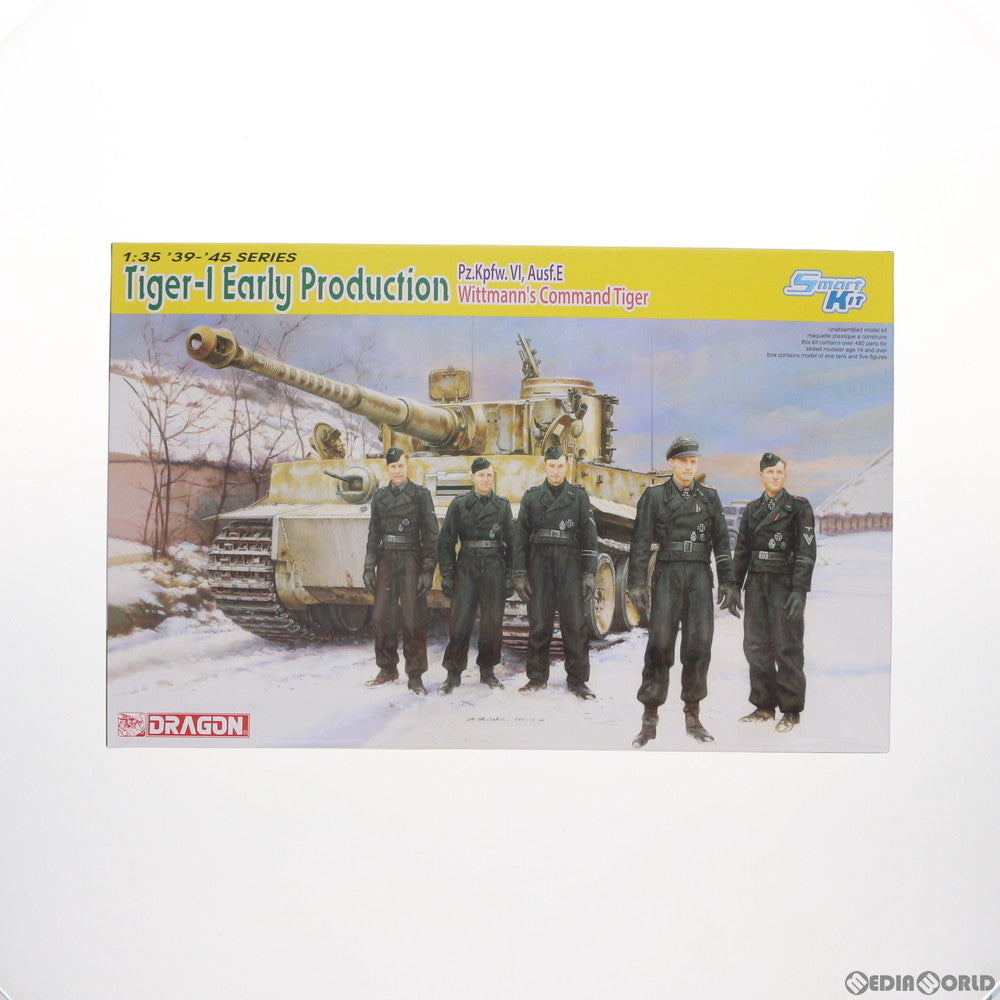 【中古即納】[PTM] 初回特典付属 1/35 Tiger-I Early Production Pz.Kpfw. VI Ausf. E Wittmann’s Command Tiger(WWII ドイツ軍 ティーガーI 初期生産型 ミハエル・ヴィットマン) ’39-’45 SERIES プラモデル(6730) ドラゴン(DRAGON)(20141221)