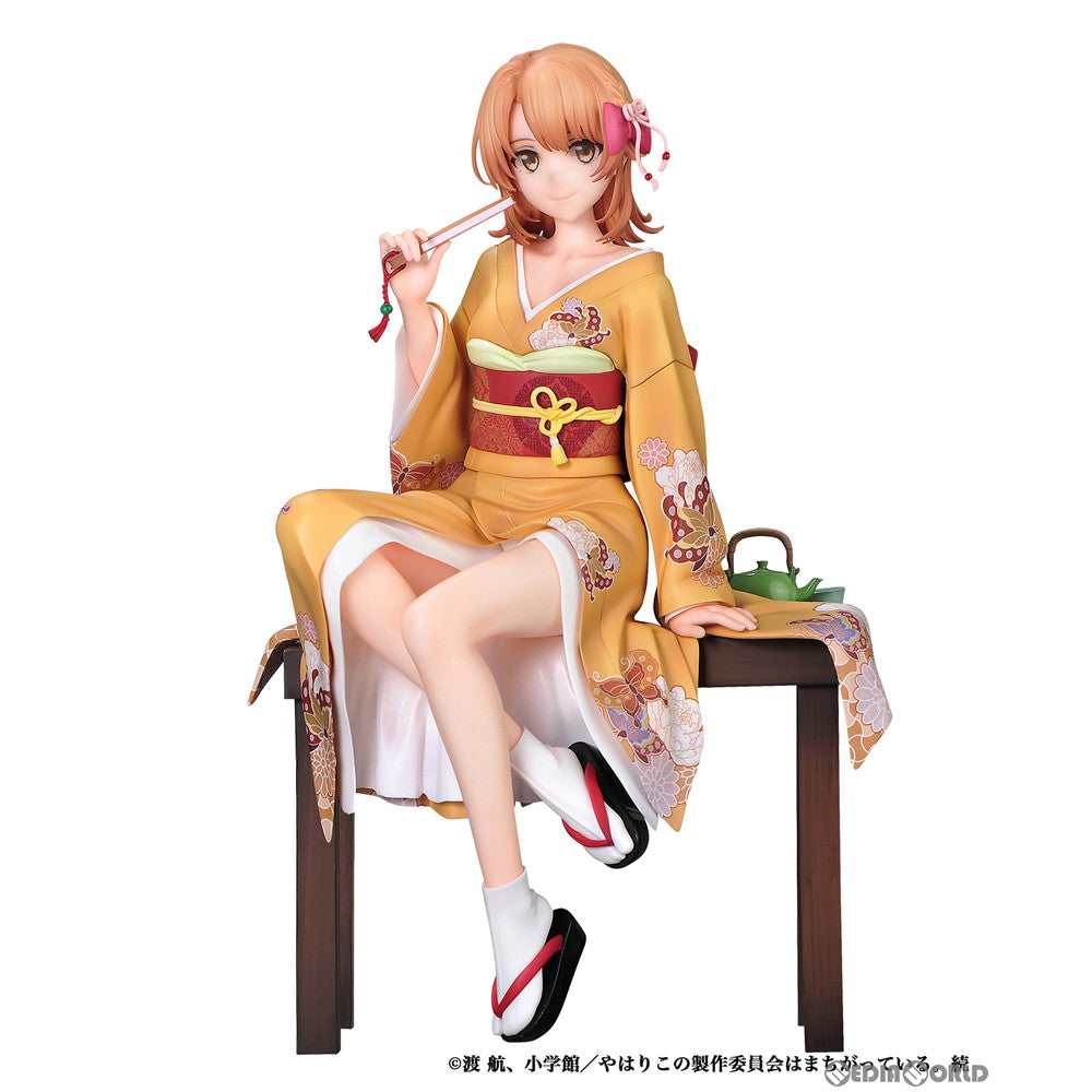 【新品即納】[FIG] 一色いろは(いっしきいろは) 着物Ver. やはり俺の青春ラブコメはまちがっている。続 1/7 完成品 フィギュア WINGS inc.(双翼社) (20230701)