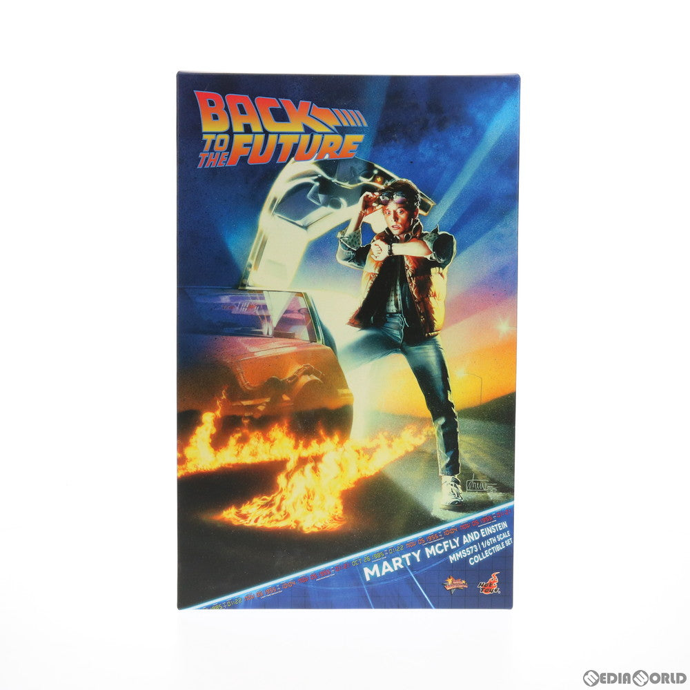 【中古即納】[FIG] トイサピエンス限定 ムービー・マスターピース マーティ・マクフライ&アインシュタイン バック・トゥ・ザ・フューチャー 1/6 完成品 可動フィギュア(MM#573) ホットトイズ(20210918)