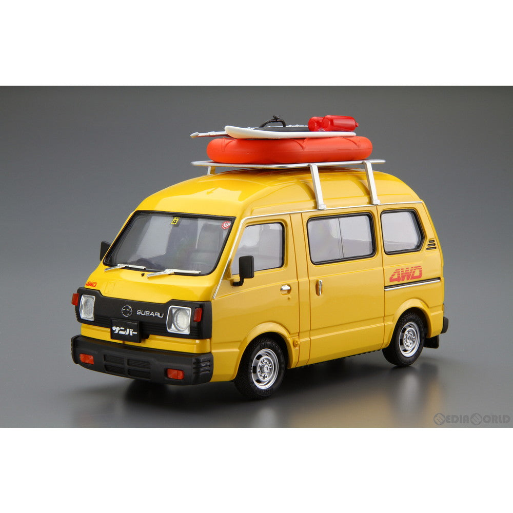 【中古即納】[PTM] ザ・モデルカー No.55 1/24 スバル K88 サンバー ハイルーフ4WD '80 プラモデル(063897) アオシマ(20220228)