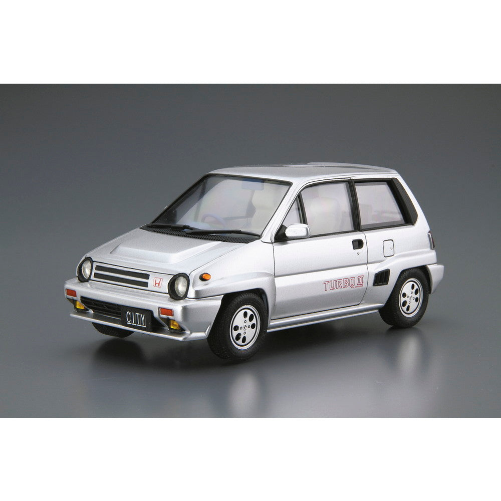 【新品即納】[PTM] (再販) ザ・モデルカー No.60 1/24 ホンダ AA シティターボII '85 プラモデル(063880) アオシマ(20241130)