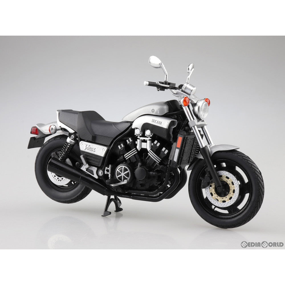 【新品即納】[MDL] 1/12 完成品バイクシリーズ YAMAHA Vmax ニューシルバーダスト ミニカー スカイネット(アオシマ) (20220617)