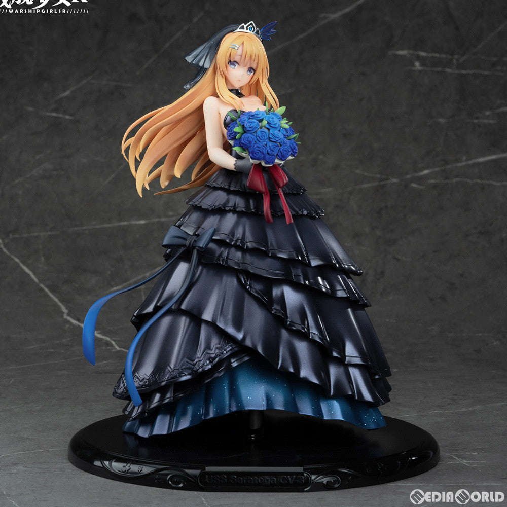 【中古即納】[FIG] 予約特典付属 サラトガ 宵の花Ver. 戦艦少女R 1/7 完成品 フィギュア APEX(エーペックス)(20221029)
