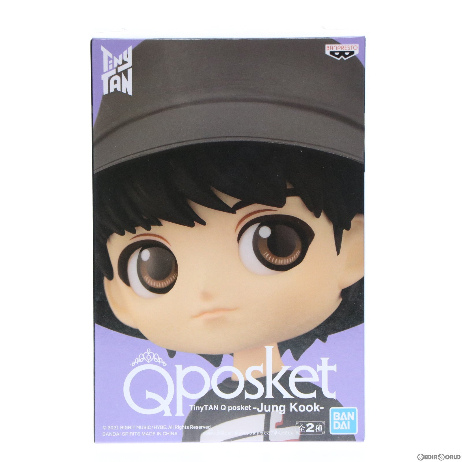 【中古即納】[FIG] ジョングク(BTS/防弾少年団) A(衣装濃) TinyTAN Q posket-Jung Kook- フィギュア プライズ(2552311) バンプレスト(20210831)