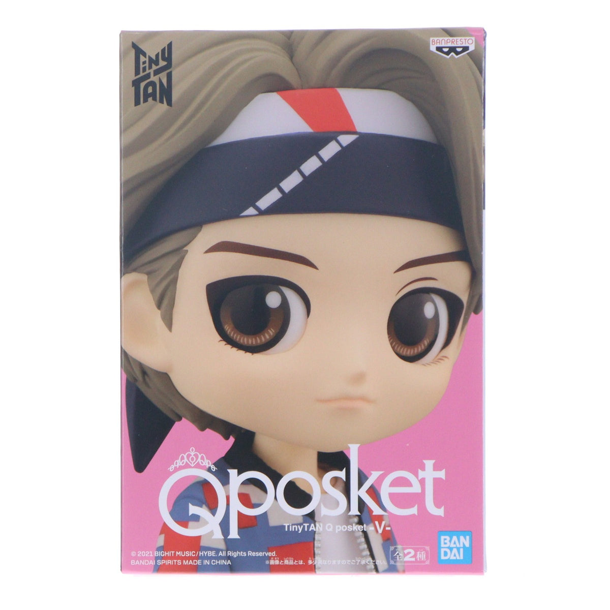 【中古即納】[FIG] ブイ(BTS/防弾少年団) B(衣装淡) TinyTAN(タイニータン) Q posket-V- フィギュア プライズ(2552317) バンプレスト(20210831)