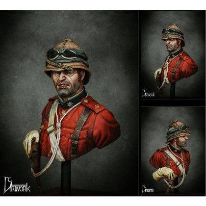 【新品即納】[FIG] (再販) イギリス コールドストリーム近衛歩兵連隊 エジプト 1882年(バスト) 1/9 レジン製組立キット フィギュア(DG09B003) DG Artwork(DGアートワーク) (20240731)