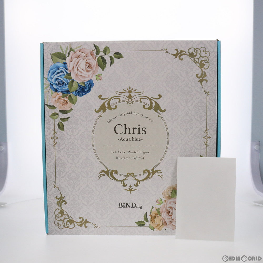 【中古即納】[FIG] ポストカード付属 ネイティブクリエイターズコレクション Chris-Aqua blue-(クリス-アクアブルー-) DSmile Original Bunny series 1/4 完成品 フィギュア ネイティブオンラインショップ&FANZA限定  BINDing(バインディング)/ネイティブ(20210731)