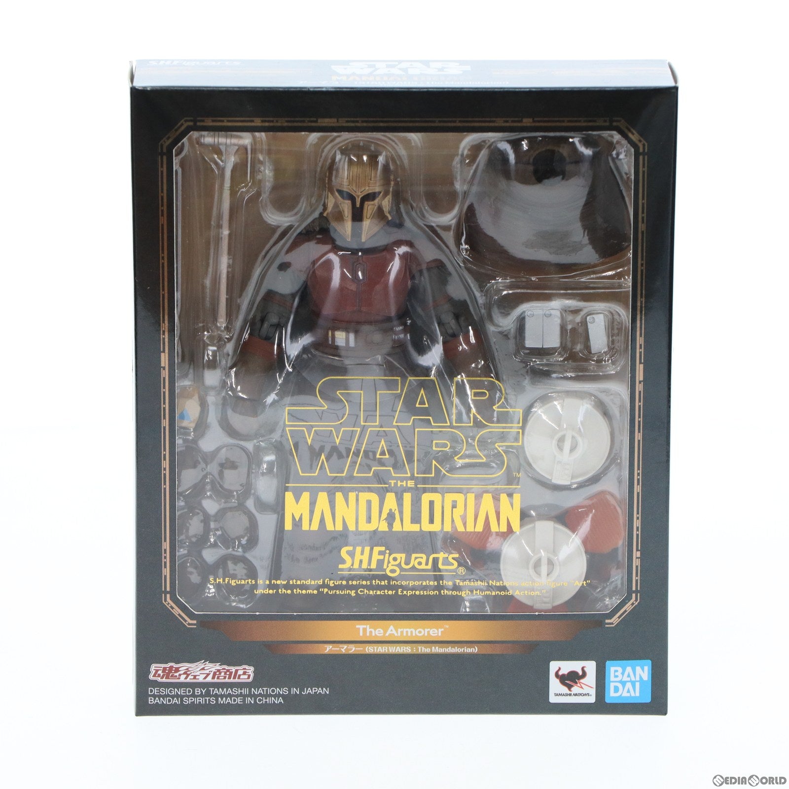 【中古即納】[FIG] S.H.Figuarts アーマラー(STAR WARS: The Mandalorian) 「マンダロリアン」 魂ウェブ商店限定 フィギュア バンダイスピリッツ(20210331)