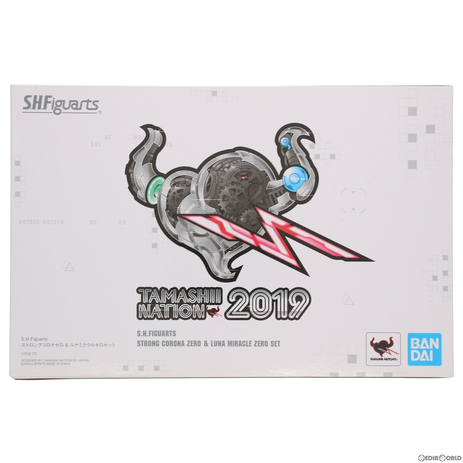 【中古即納】[FIG] S.H.Figuarts(フィギュアーツ) ストロングコロナゼロ&ルナミラクルゼロセット TAMASHII NATION 2019開催記念商品 ウルトラマンゼロ 完成品 可動フィギュア バンダイスピリッツ(20191025)