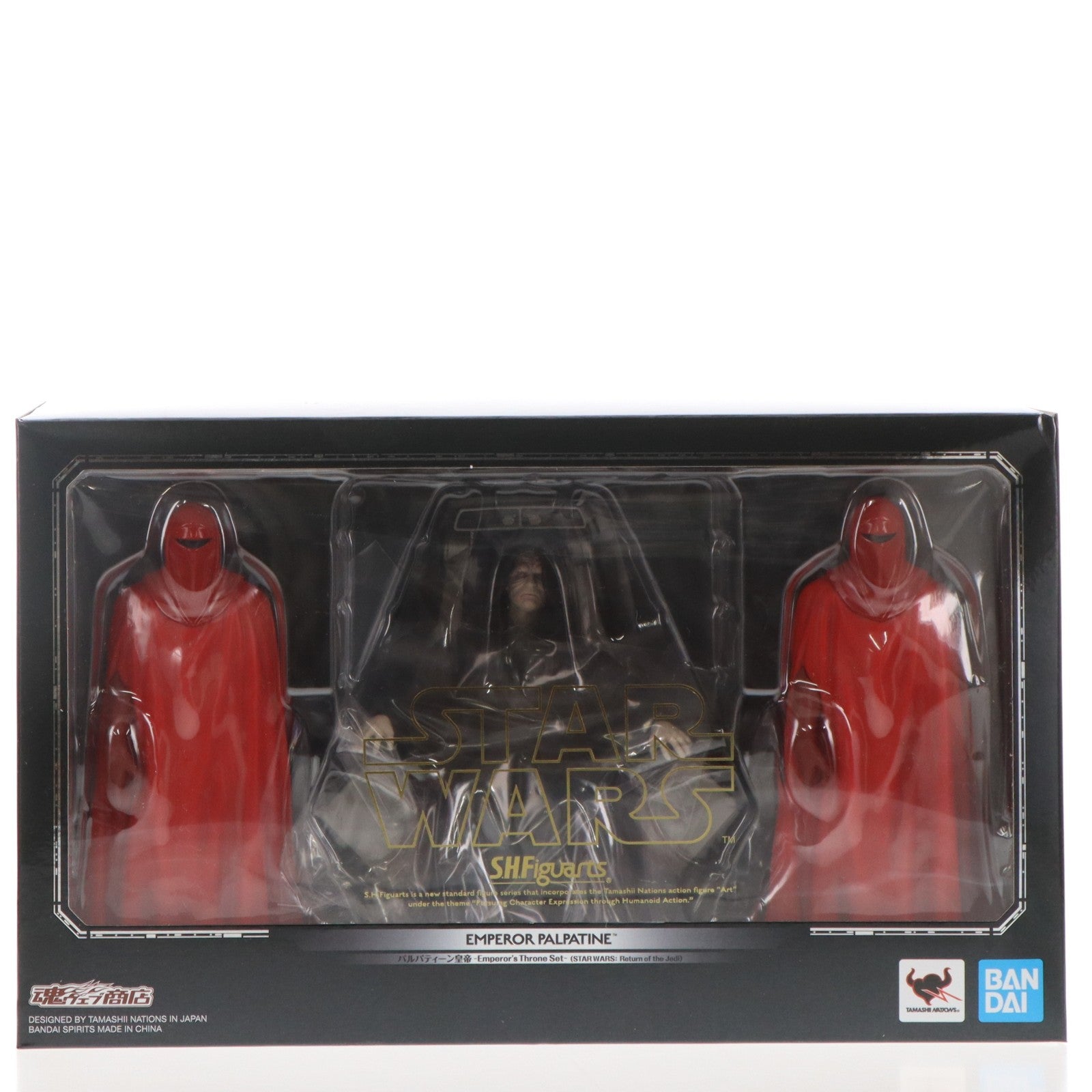 【中古即納】[FIG] 魂ウェブ商店限定 S.H.Figuarts(フィギュアーツ) パルパティーン皇帝-Emperor's Throne Set- STAR WARS(スター・ウォーズ) エピソード6/ジェダイの帰還 完成品 可動フィギュア バンダイスピリッツ(20200630)