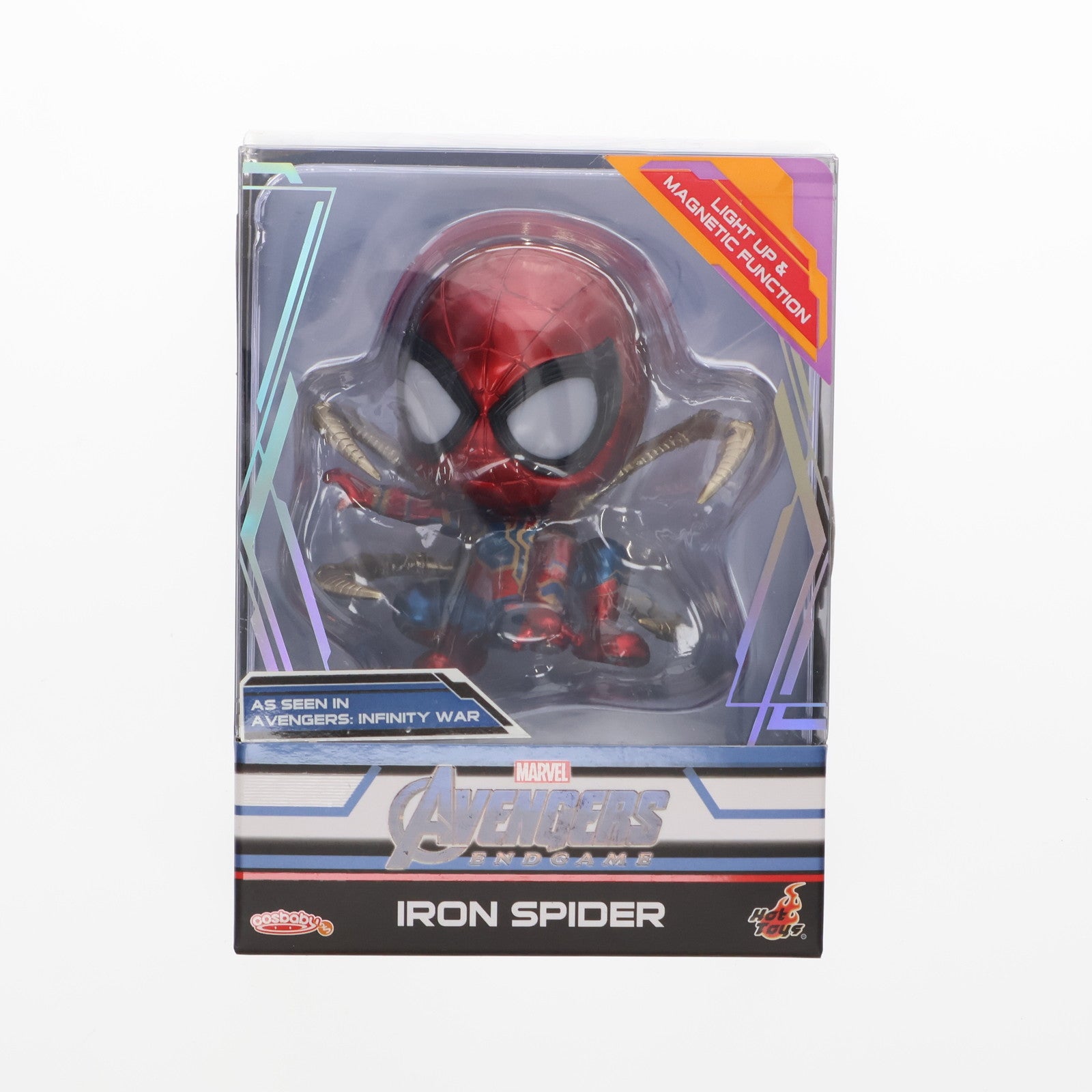 【中古即納】[FIG] アイアン・スパイダー 「アベンジャーズ/エンドゲーム」 コスベイビー サイズS フィギュア ホットトイズ(20190430)