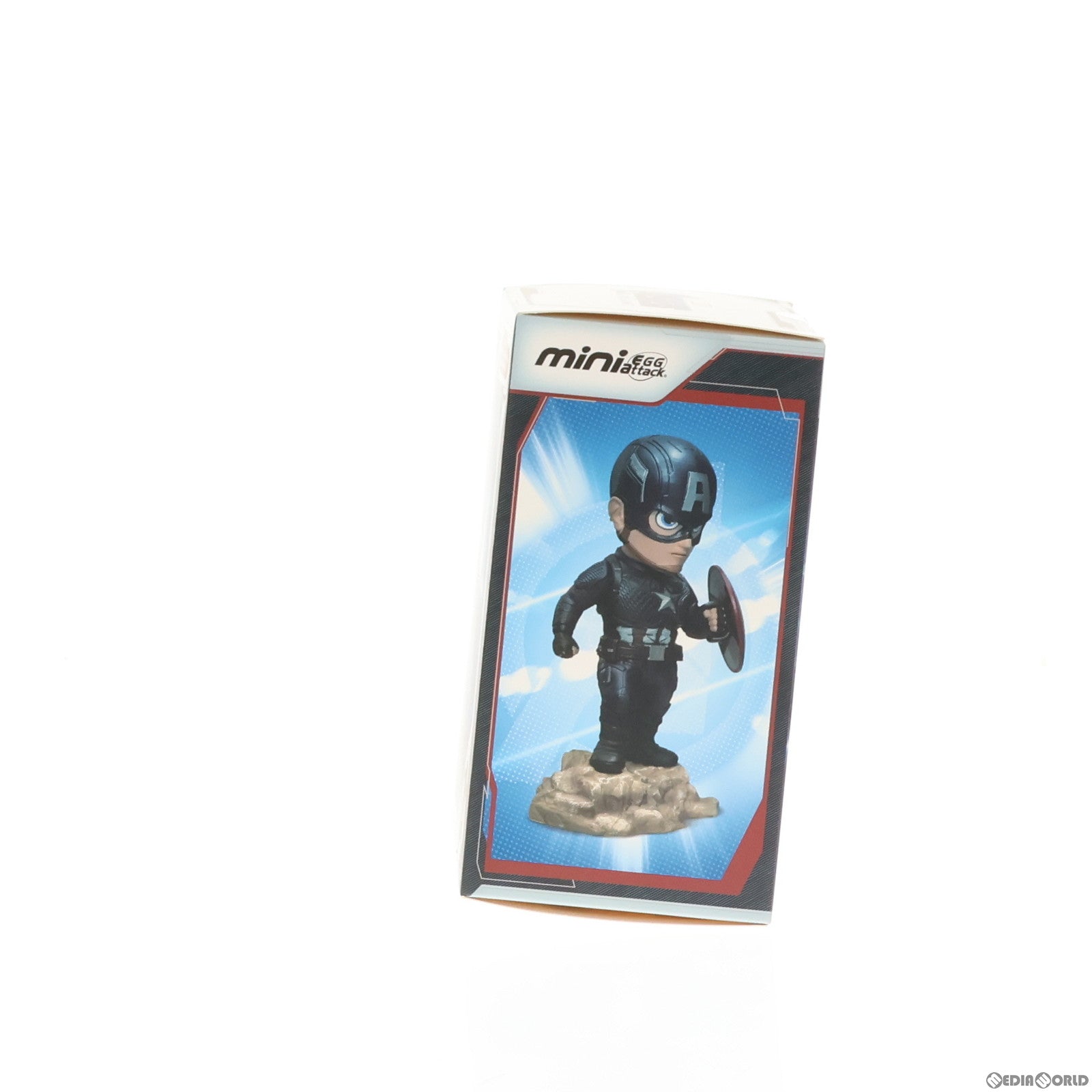 【中古即納】[FIG] キャプテン・アメリカ 「アベンジャーズ/エンドゲーム」 シリーズ1 Mini Egg Attack ミニスタチュー フィギュア Beast Kingdom(ビーストキングダム)(20190930)
