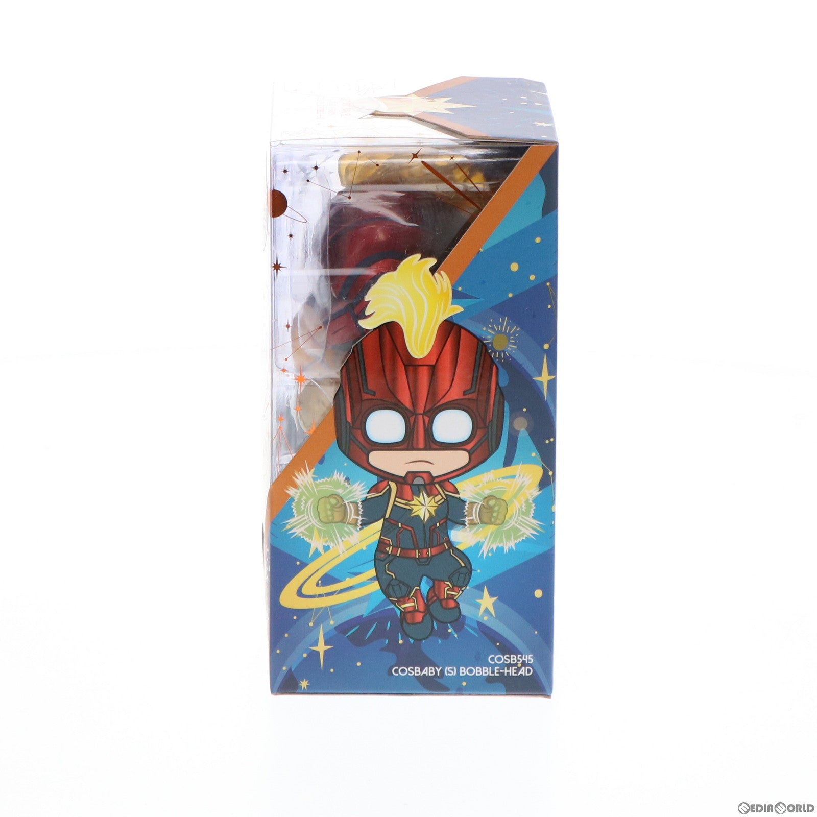 【中古即納】[FIG] コスベイビー サイズS キャプテン・マーベル(マスクあり版) 完成品 フィギュア(COS#545) ホットトイズ(20190331)