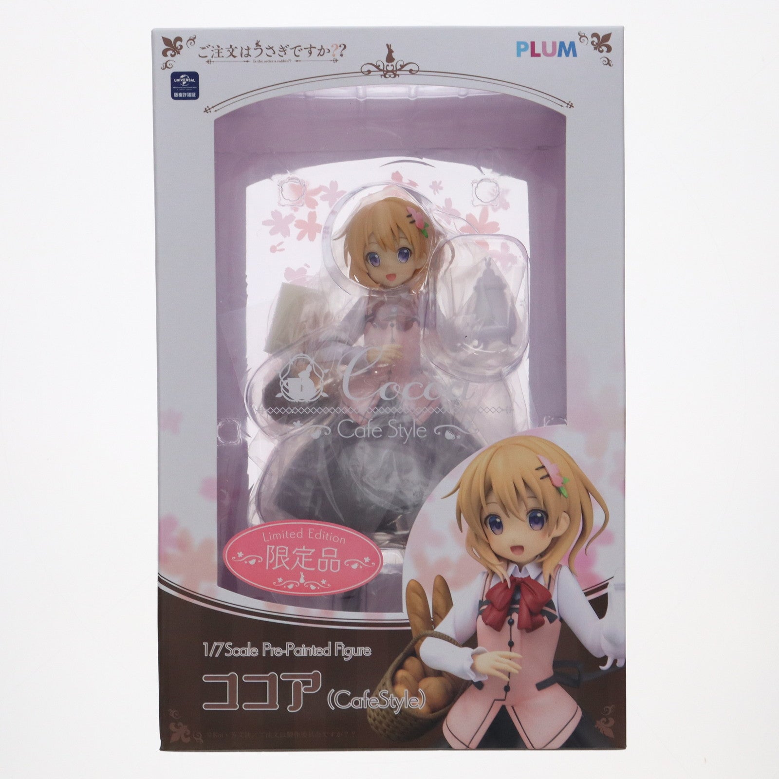 【中古即納】[FIG] ココア(cafe style) ～Limited Edition～ 「ご注文はうさぎですか～～」 1/7 PVC製塗装済み完成品 ワンダーフェスティバル2018冬限定 フィギュア PLUM(20180218)