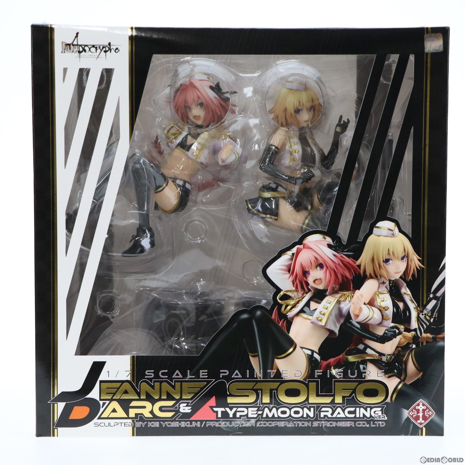 【中古即納】[FIG] プラスワン限定 ジャンヌ・ダルク&アストルフォ TYPE-MOON Racing ver. Fate/Apocrypha(フェイト/アポクリファ) 1/7 完成品 フィギュア plusone(プラスワン)/東京フィギア(20210228)