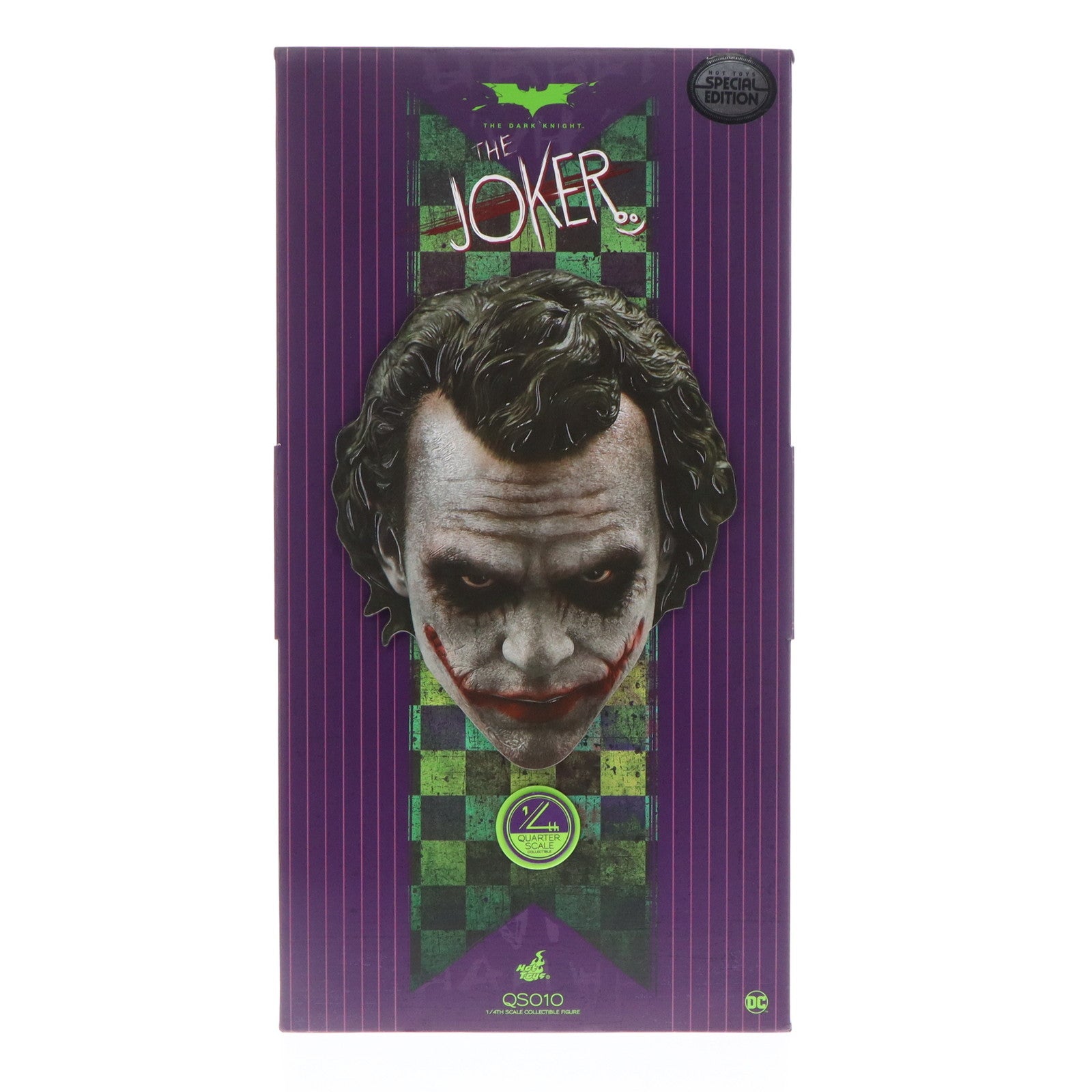 【中古即納】[FIG] ジョーカー(ボーナスアクセサリー付き) 「ダークナイト」 クオーター・スケールシリーズ 1/4 アクション トイサピエンス限定 フィギュア ホットトイズ(20190531)