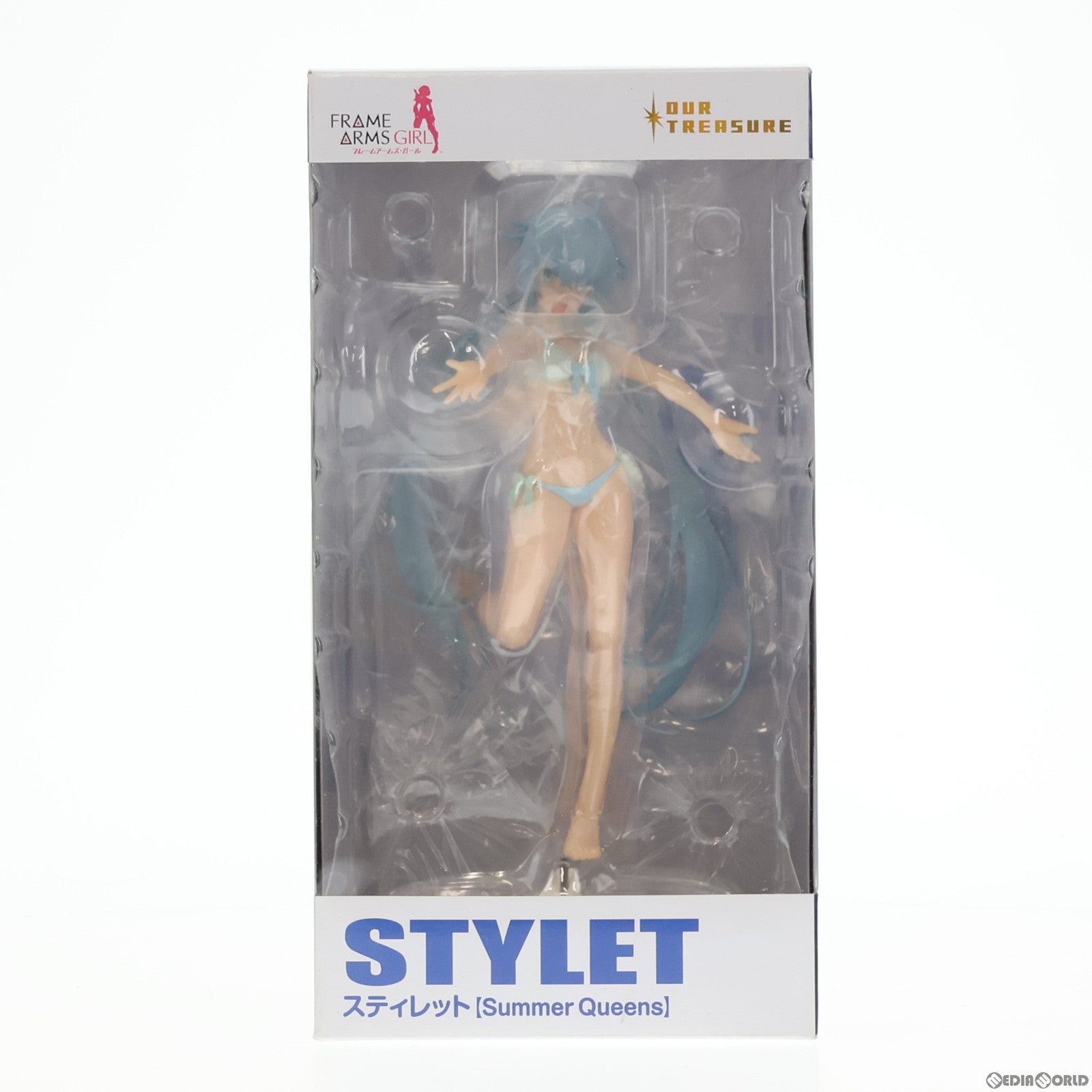 【中古即納】[FIG] フレームアームズ・ガール スティレット【Summer Queens】 1/8 完成品 フィギュア あみあみ&でじたみん&東京限定 アワートレジャー/東京フィギュア(20200831)