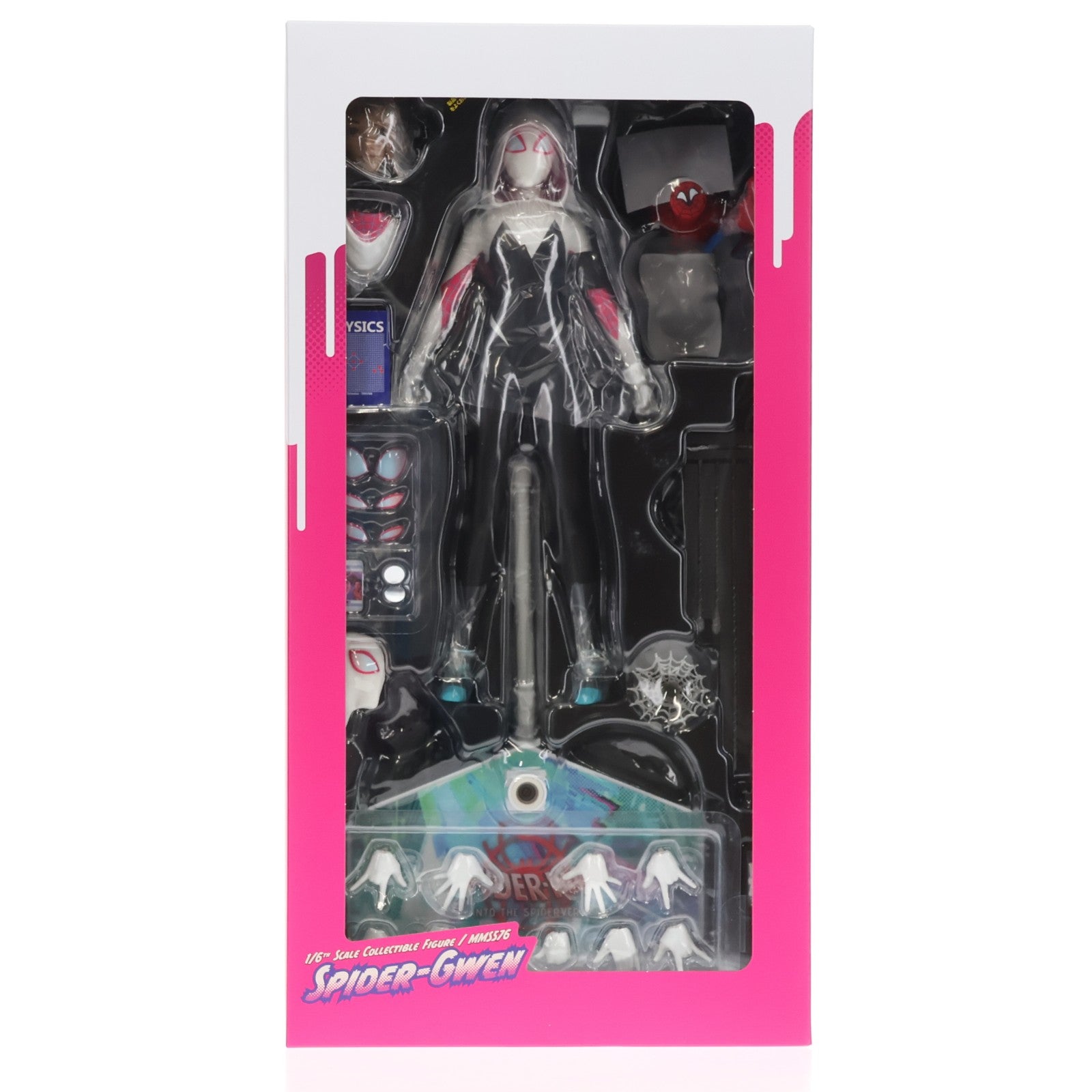 【中古即納】[FIG] ムービー・マスターピース スパイダー・グウェン スパイダーマン:スパイダーバース 1/6 完成品 可動フィギュア(MM#576) ホットトイズ(20211028)
