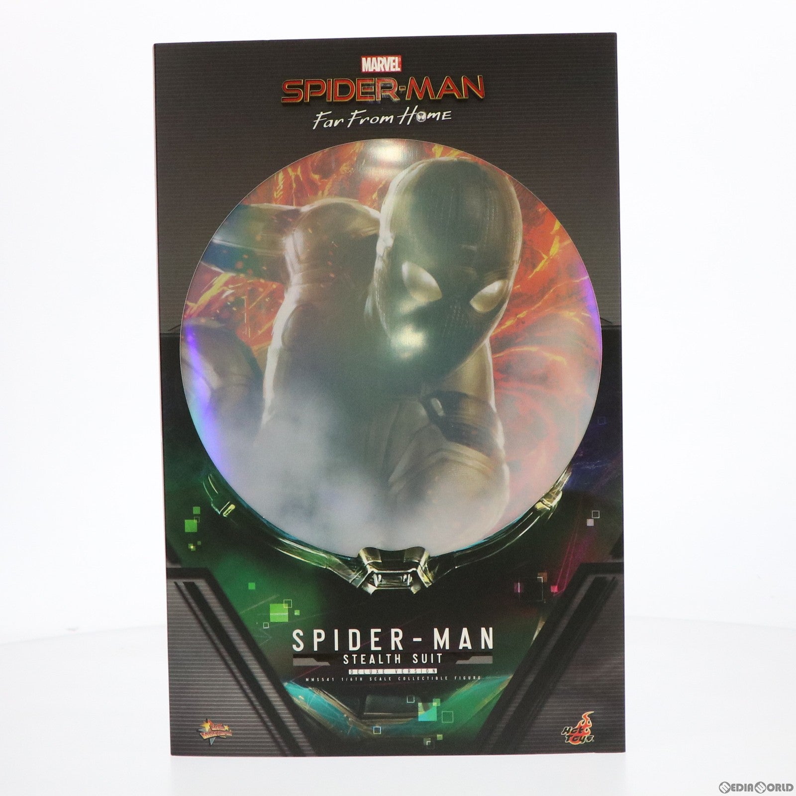 【中古即納】[FIG] ムービー・マスターピース スパイダーマン(ステルススーツ/デラックス版) 1/6 アクションフィギュア スパイダーマン:ファー・フロム・ホーム 完成品 可動フィギュア(MMS541) ホットトイズ(20210123)