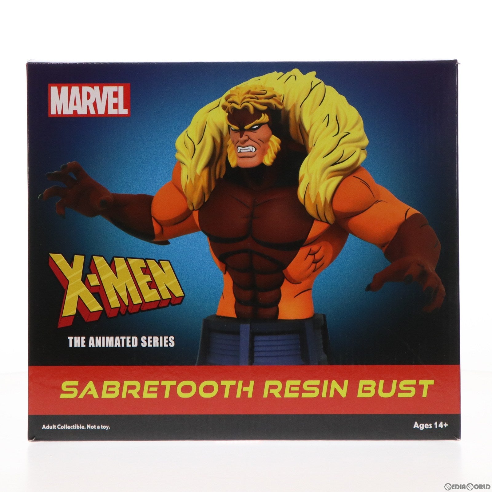 【中古即納】[FIG] セイバートゥース X-MEN アニメイテッド 完成品 バストフィギュア DIAMOND SELECT TOYS(ダイアモンドセレクトトイズ)(20210831)