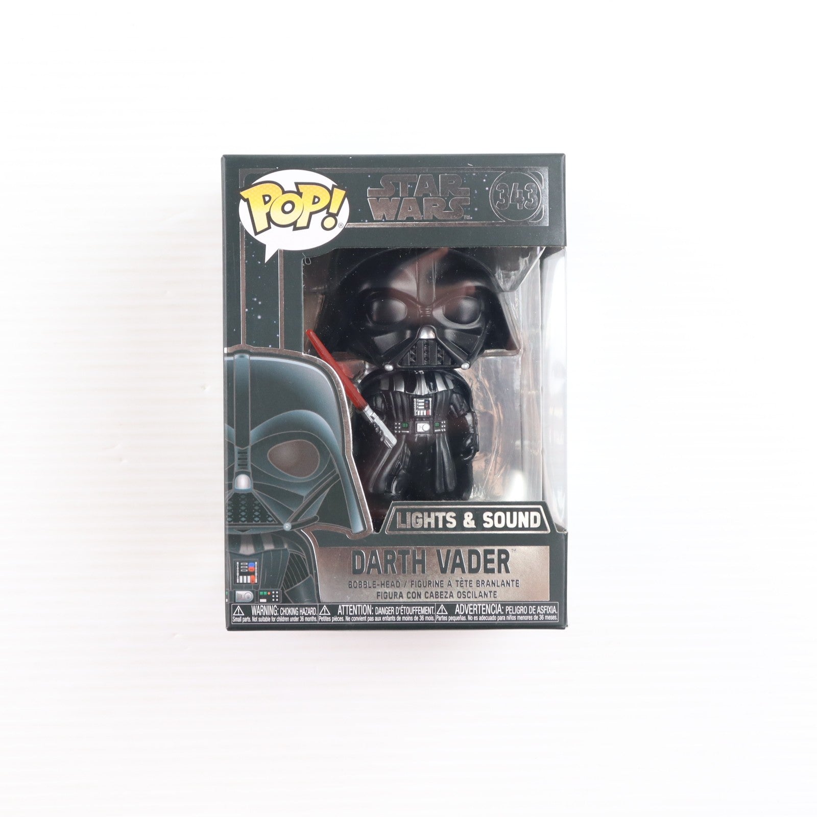 【中古即納】[FIG] POP! 343 ダース・ベイダー(ライトアップ版) STAR WARS(スター・ウォーズ) 完成品 フィギュア FUNKO(ファンコ)/ホットトイズ(20200613)
