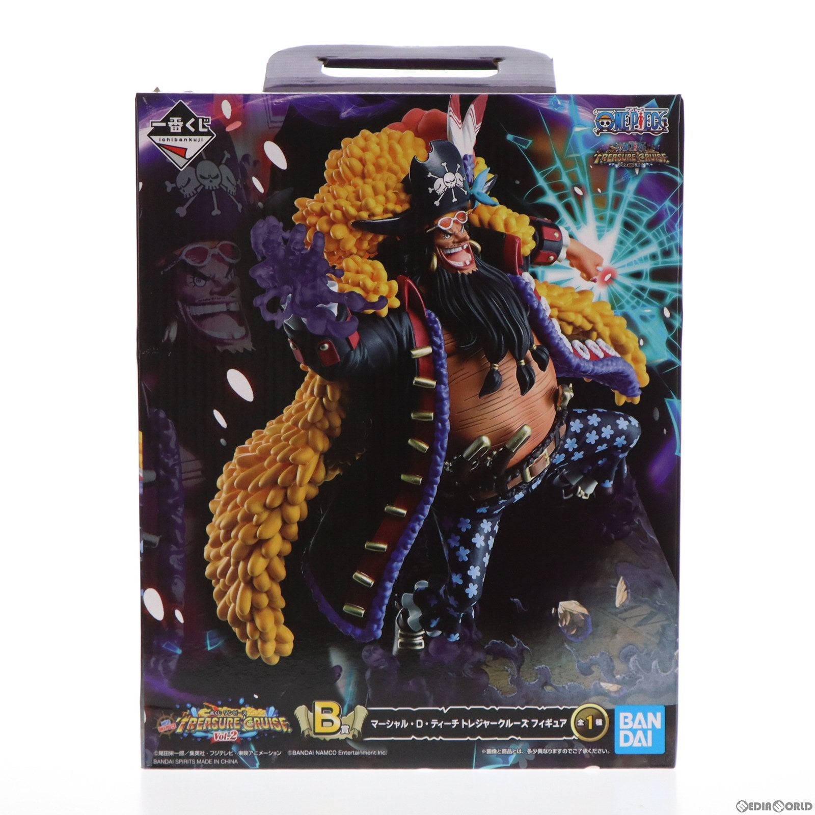 【中古即納】[FIG] B賞 マーシャル・D・ティーチ トレジャークルーズ フィギュア 一番くじ ワンピース with ONE PIECE TREASURE CRUISE Vol.2 プライズ(895) バンダイスピリッツ(20210612)