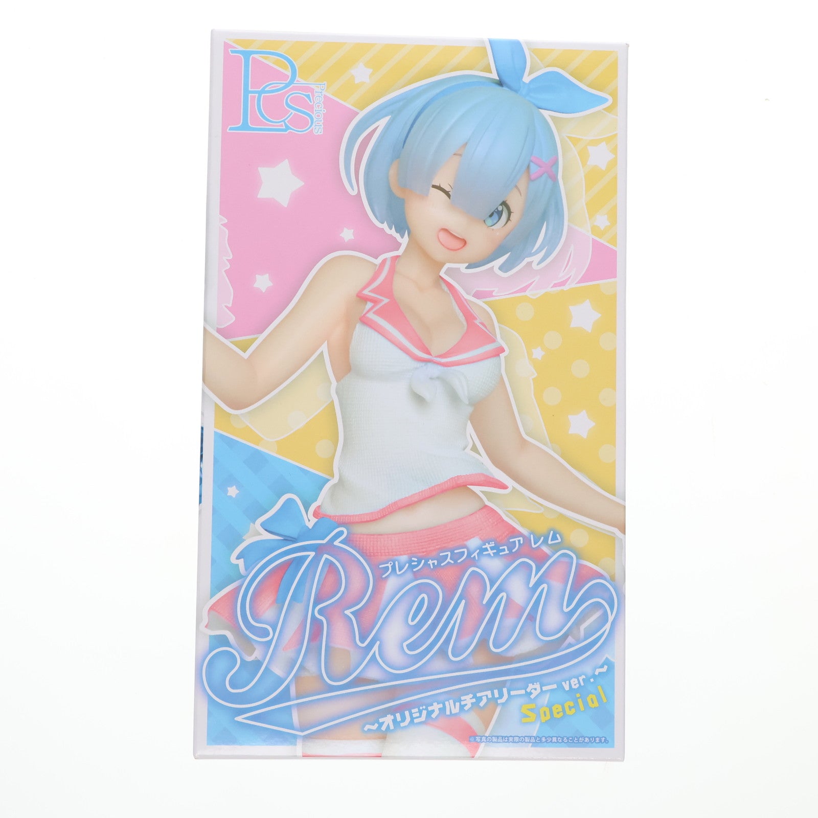 【中古即納】[FIG] セガ店舗限定 レム Re:ゼロから始める異世界生活 プレシャスフィギュア レム～オリジナルチアリーダーver.～ プライズ タイトー(20191031)