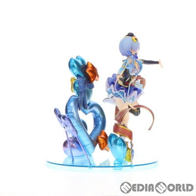 【中古即納】[FIG] レム アイドルVer 「Re:ゼロから始める異世界生活」 SHIBUYA SCRAMBLE FIGURE 1/7 PVC製塗装済み完成品 アベマショッピング&eStream Store限定 フィギュア eStream/アルファサテライト(20210531)