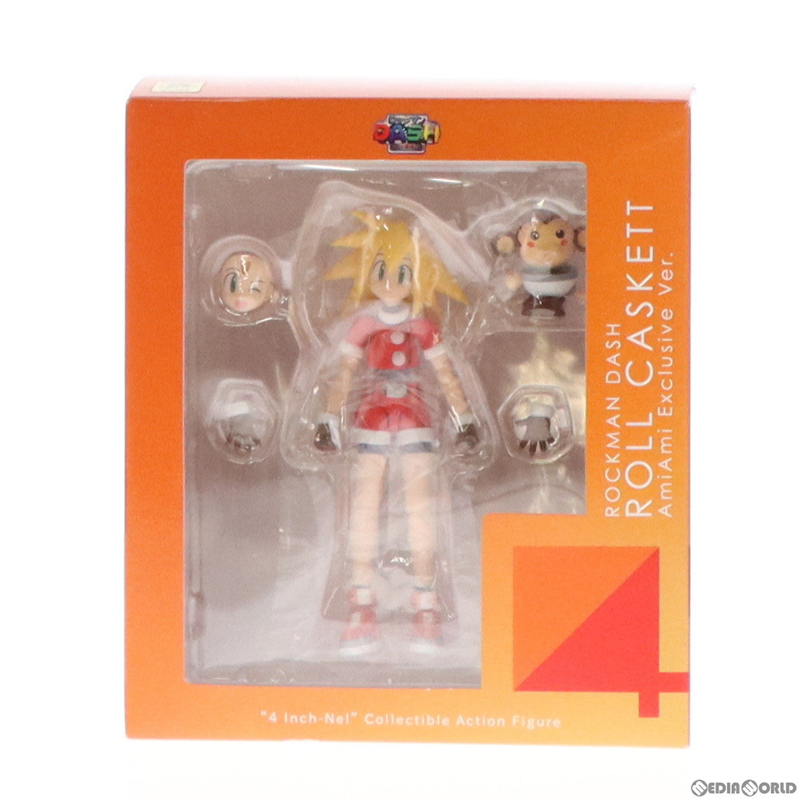 【中古即納】[FIG] 4インチネル ロール・キャスケット ～あみあみ流通限定版～ ロックマンDASH(ダッシュ) 完成品 可動フィギュア 千値練(せんちねる)(20181231)