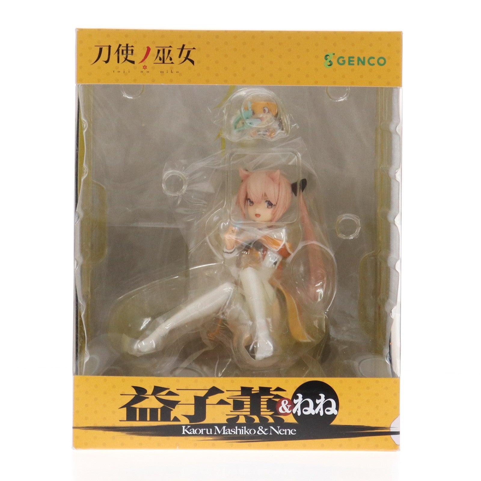【中古即納】[FIG] 益子薫&ねね(ましこかおる) 刀使ノ巫女 1/7 完成品 フィギュア(OE-001) ジェンコ(20190131)