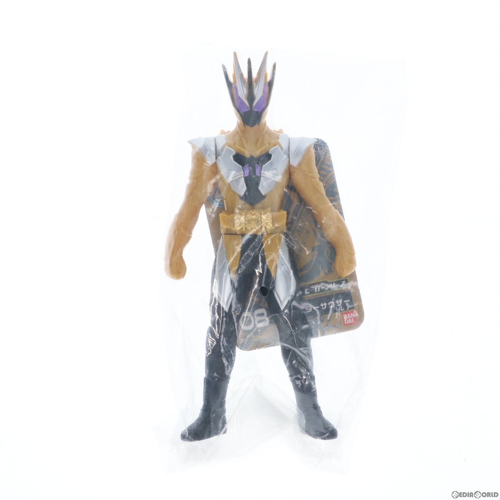 【中古即納】[SFT] ライダーヒーローシリーズ08 仮面ライダーサウザー 仮面ライダーゼロワン 完成品 ソフビフィギュア(2496162) バンダイ(20191228)