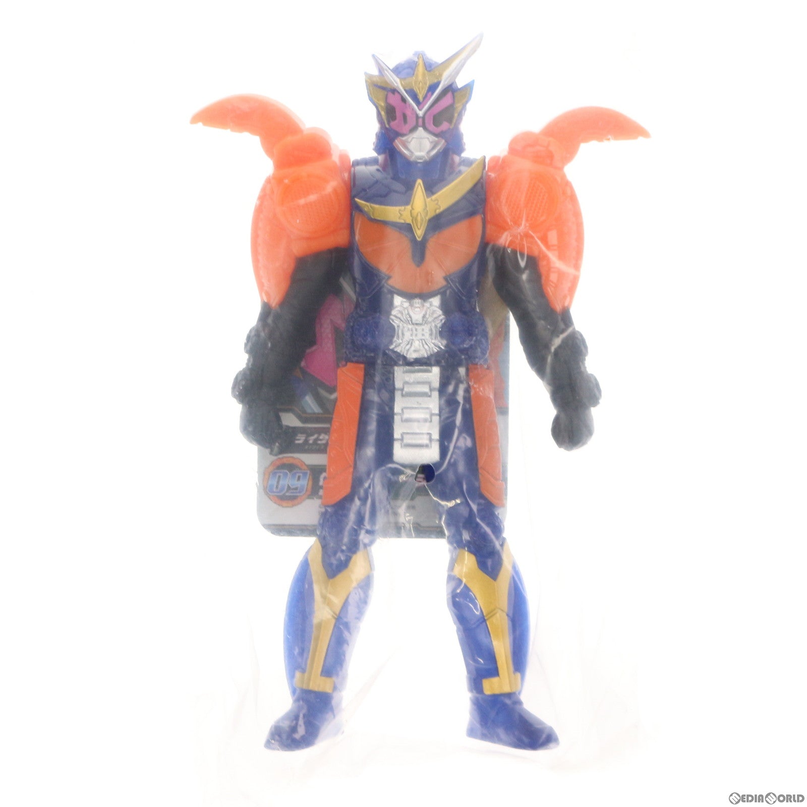 【中古即納】[SFT] ライダーヒーローシリーズ9 仮面ライダージオウ 鎧武アーマー 完成品 ソフビフィギュア バンダイ(20181123)
