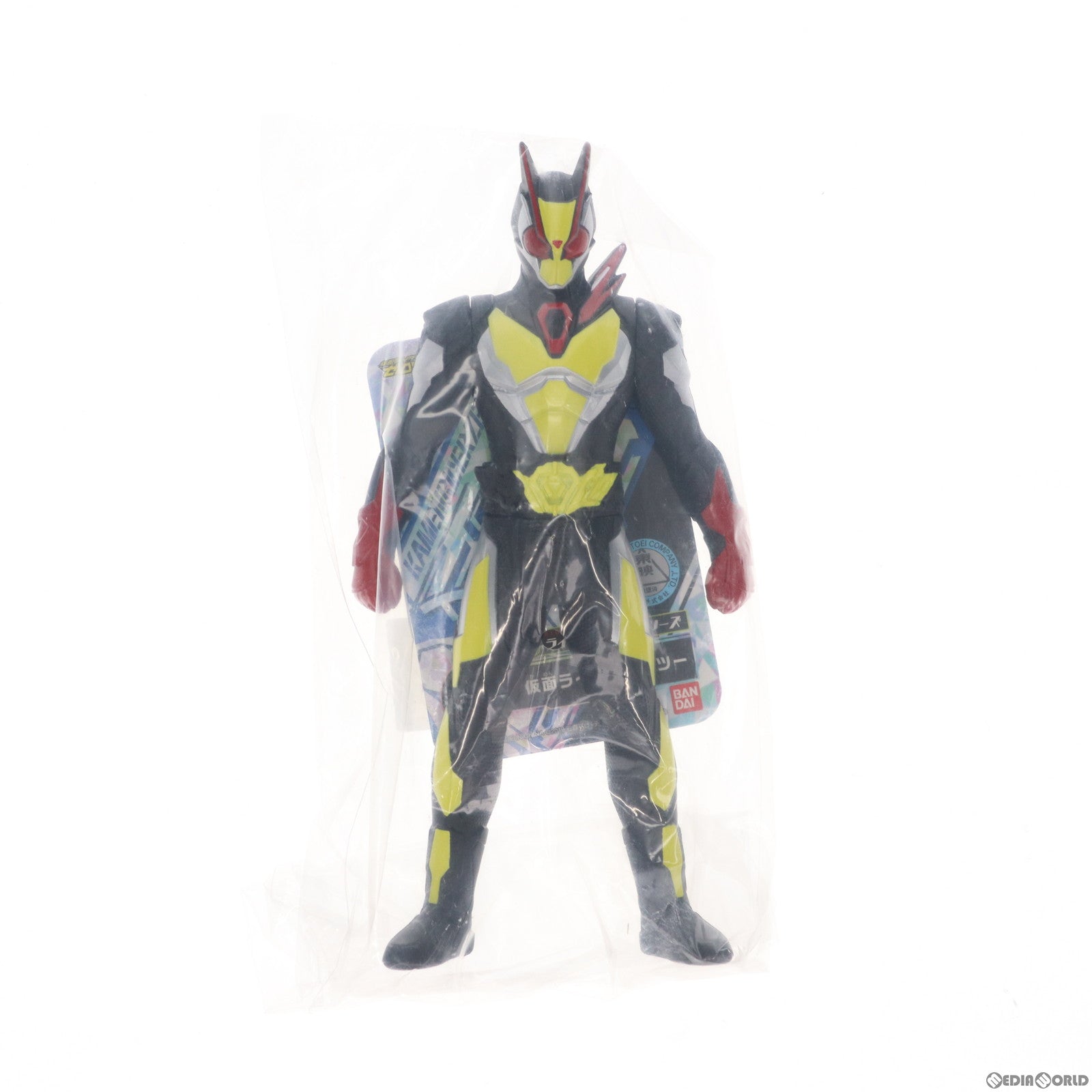 【中古即納】[SFT] ライダーヒーローシリーズ12 仮面ライダーゼロツー 仮面ライダーゼロワン 完成品 ソフビフィギュア(2496164) バンダイ(20200613)