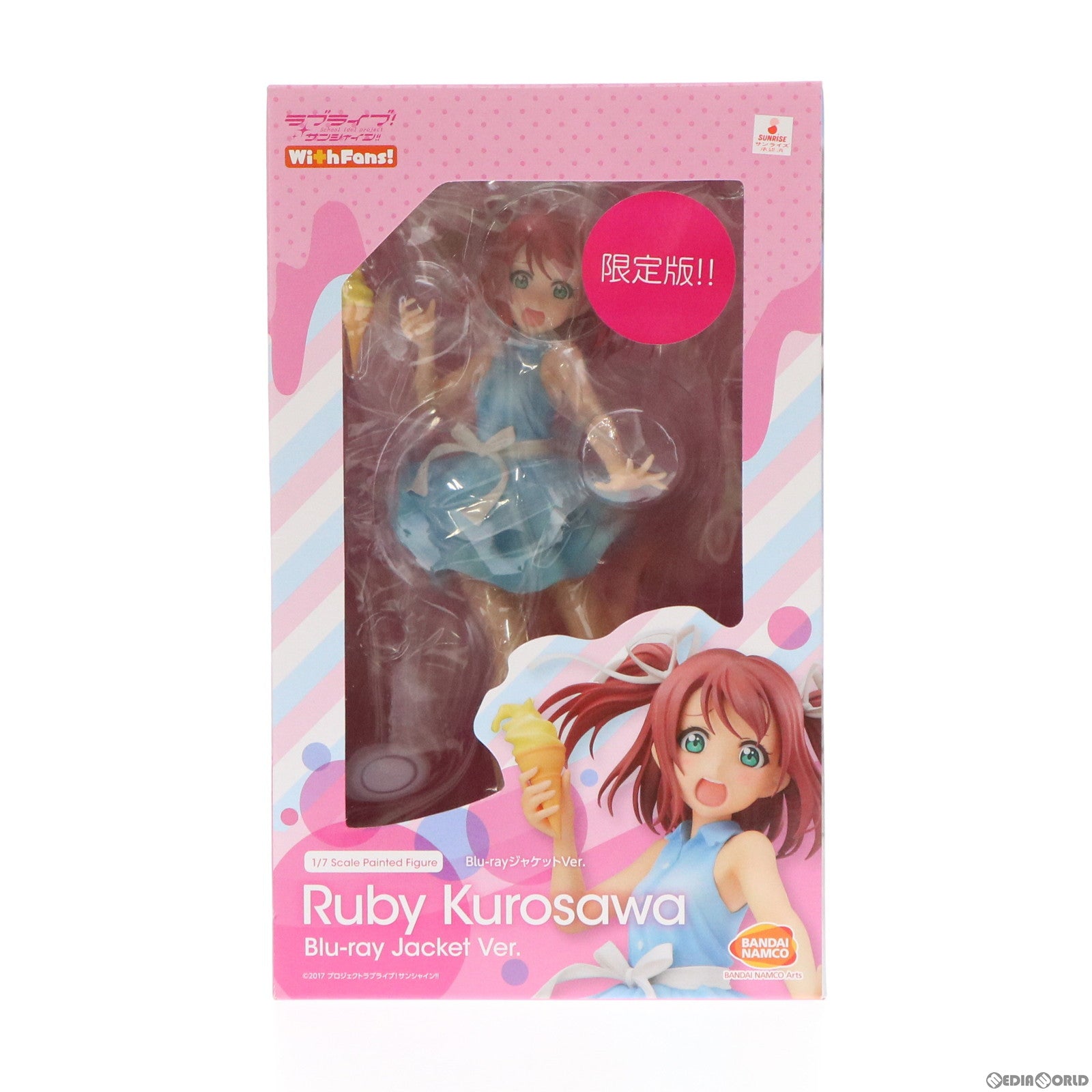 【中古即納】[FIG] 黒澤ルビィ(くろさわるびぃ) Blu-rayジャケットVer. ラブライブ!サンシャイン!! 1/7 完成品 フィギュア 一部オンラインショップ限定(TU-1457) With Fans!(ウィズファンズ)(20190531)