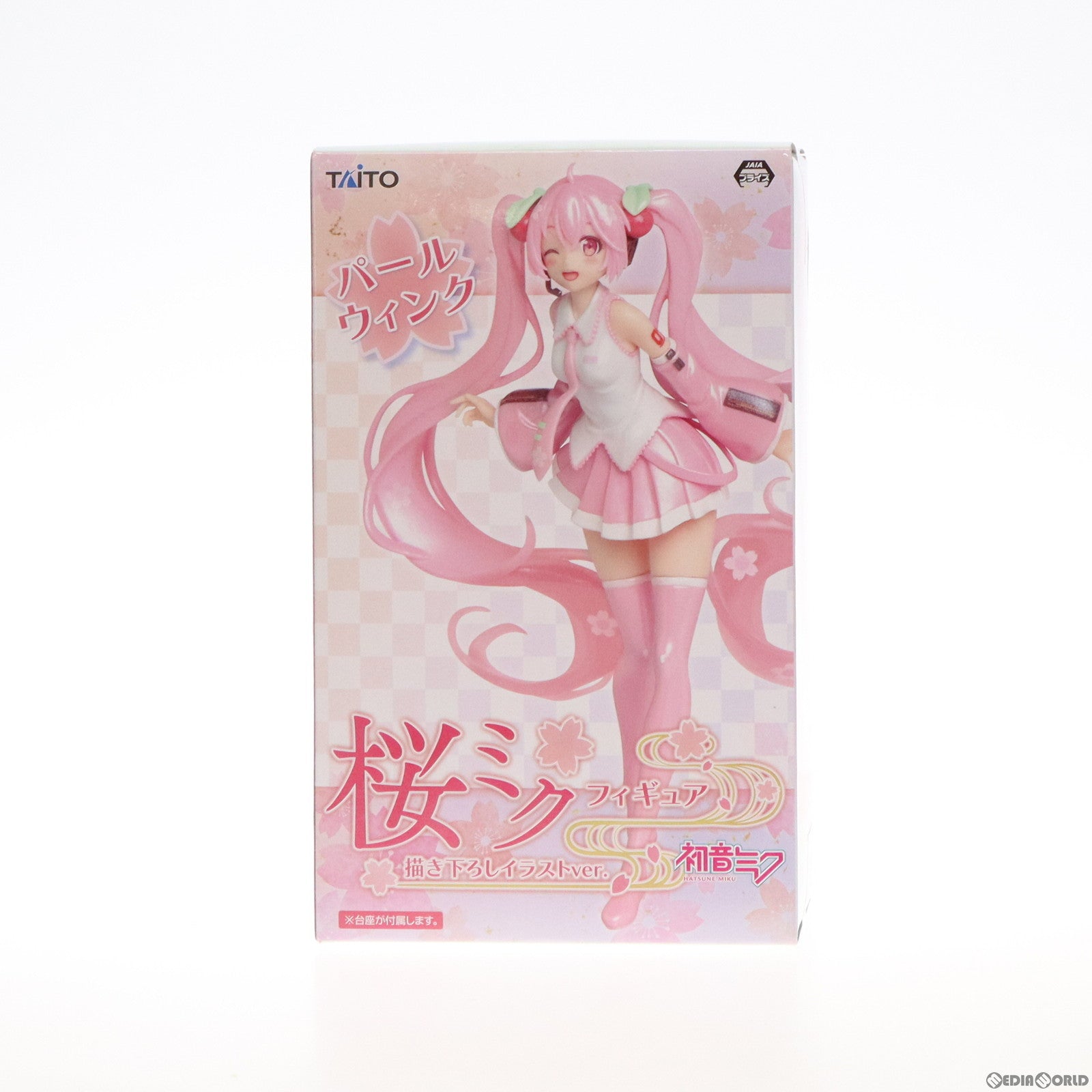【中古即納】[FIG] セガ限定 桜ミク 描き下ろしイラストver.(パールウィンク) オリジナル桜ミクフィギュア キャラクター・ボーカル・シリーズ01 初音ミク プライズ タイトー(20190228)