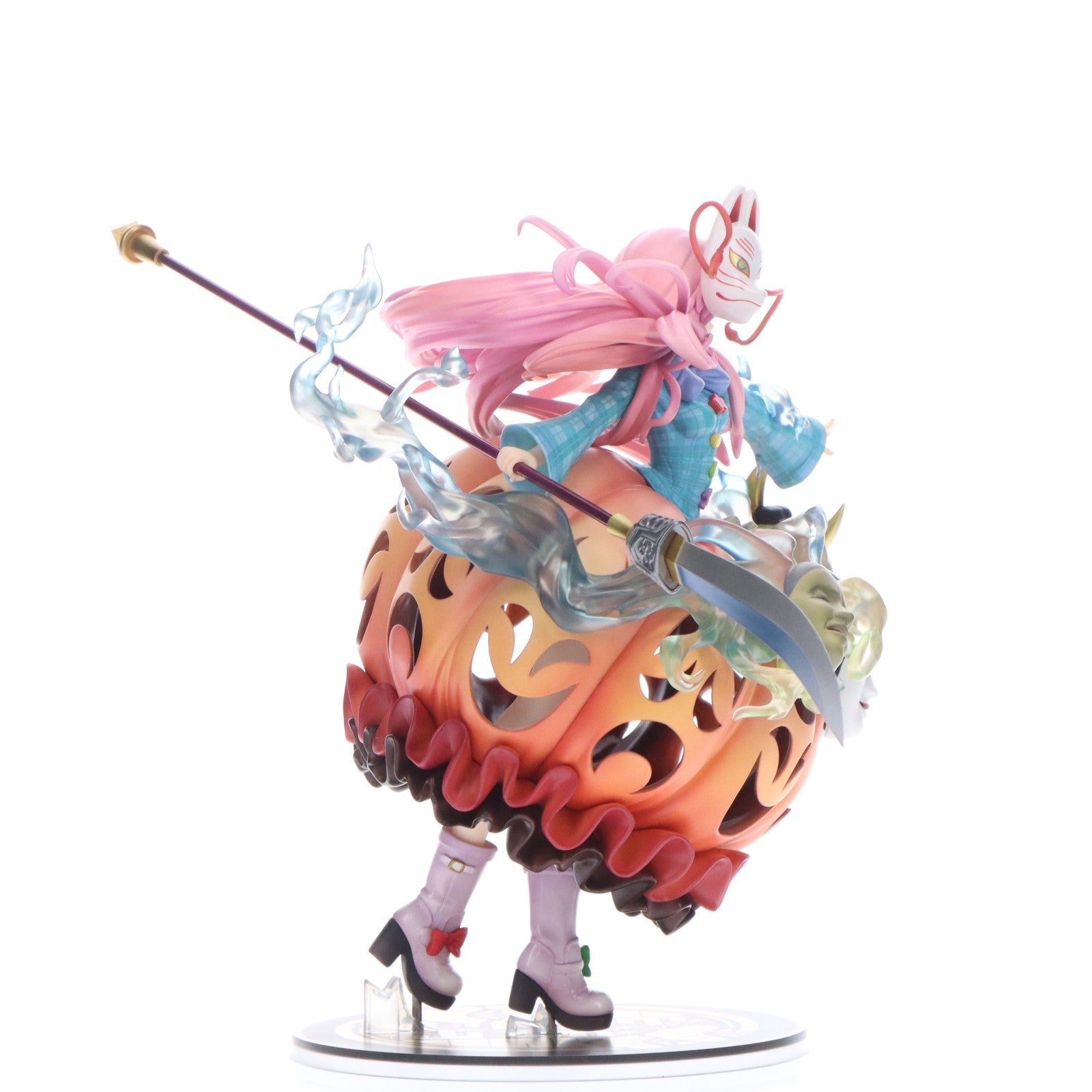 【中古即納】[FIG] 表情豊かなポーカーフェイス 秦こころ(はたのこころ) 東方project 1/8 完成品 フィギュア キューズQ(20210808)