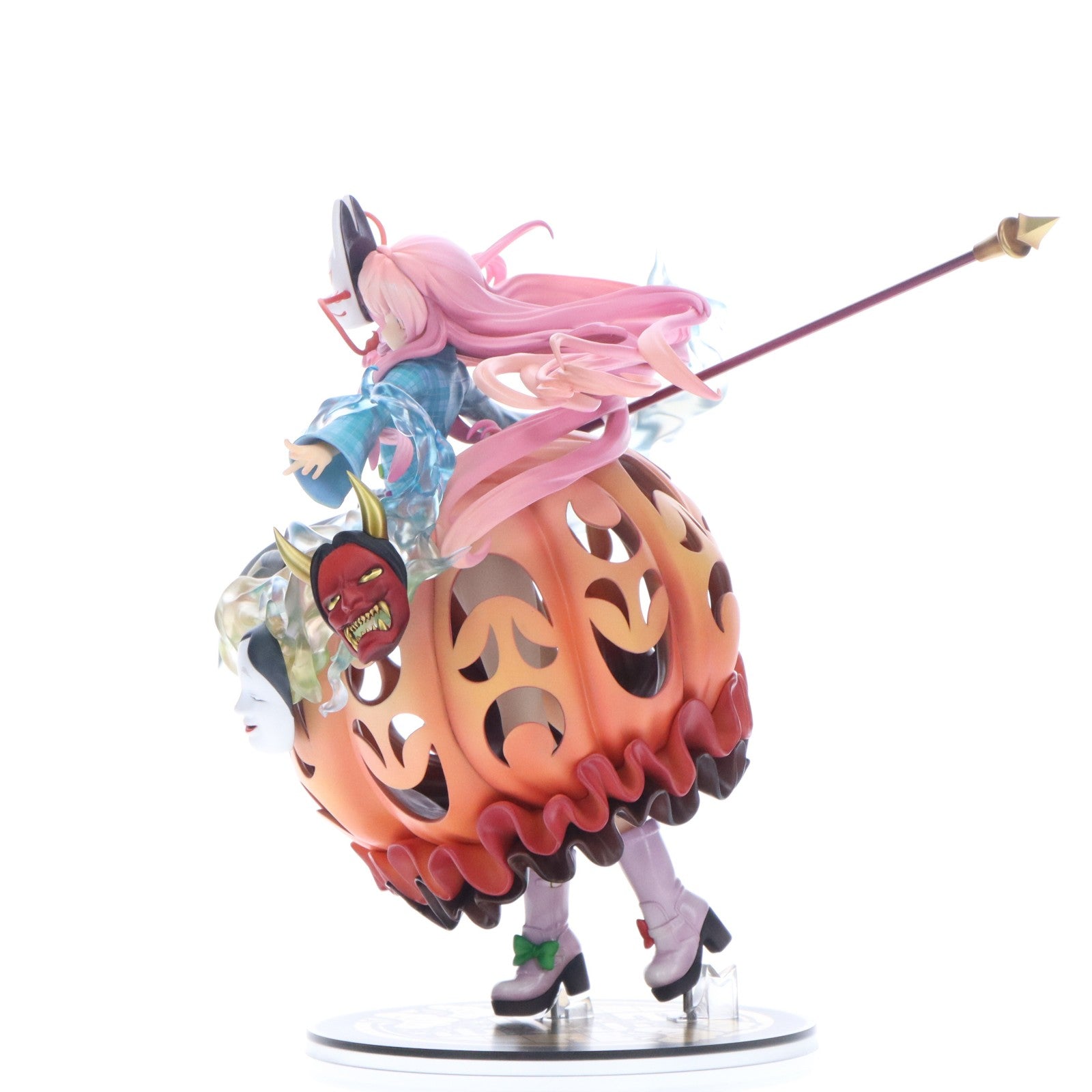 【中古即納】[FIG] 表情豊かなポーカーフェイス 秦こころ(はたのこころ) 東方project 1/8 完成品 フィギュア キューズQ(20210808)