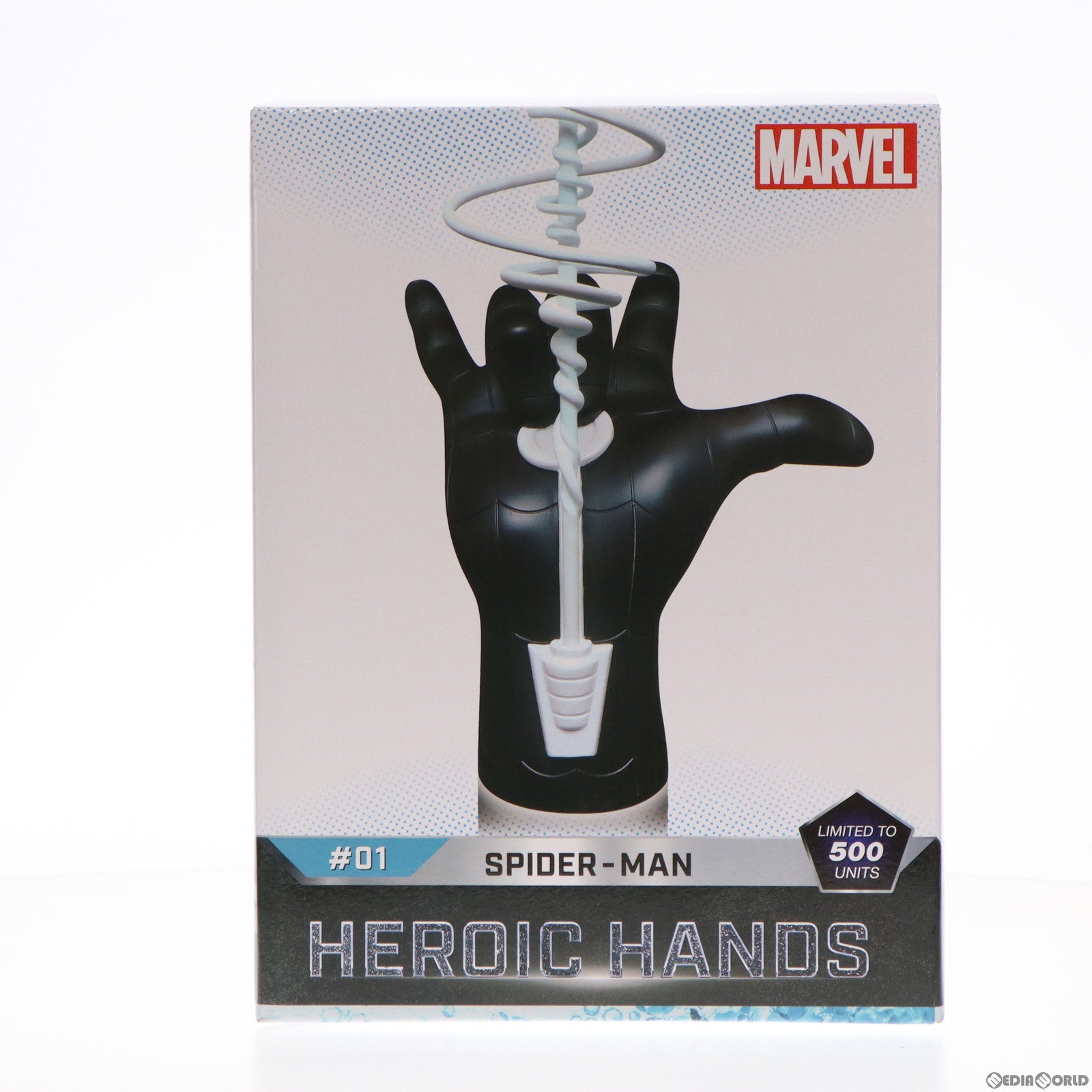 【中古即納】[FIG] ヒロイック・ハンド #01B スパイダーマン(ブラック・コスチューム限定) 1/1 完成品 スタチュー フィギュア マーベル・オールスターズ限定(HH-01B) ホットトイズ/トイサピエンス(20201130)