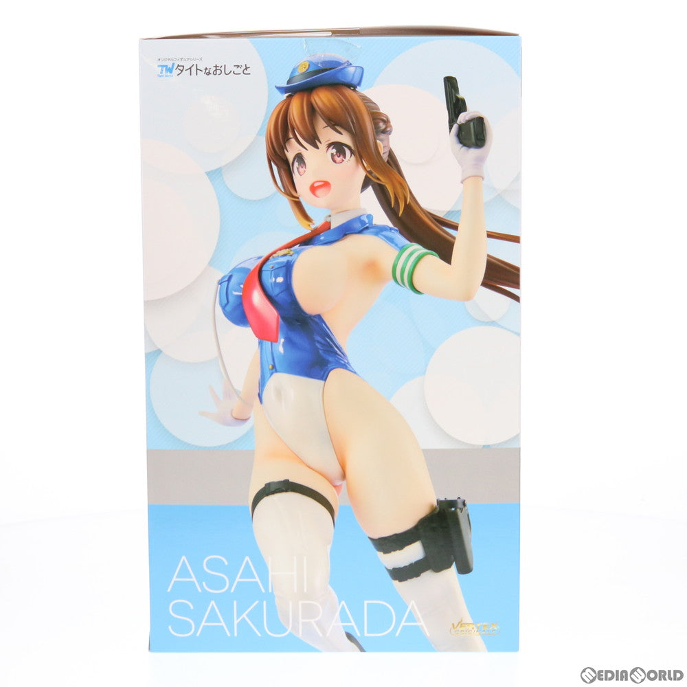 【中古即納】[FIG] あみあみ限定特典2種付属 タイトなおしごと おしごと1:おまわりさん 桜田あさひ(さくらだあさひ) アンテナショップ限定版 完成品 フィギュア ヴェルテクス(20210331)