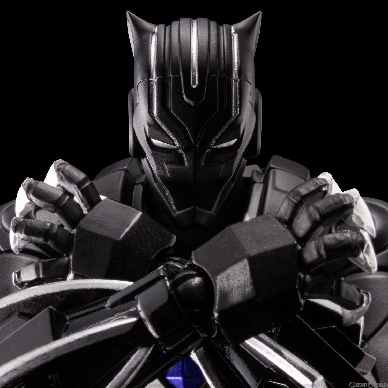 【中古即納】[FIG] FIGHTING ARMOR(ファイティングアーマー) ブラックパンサー MARVEL(マーベル) 完成品 可動フィギュア 千値練(せんちねる)(20230129)