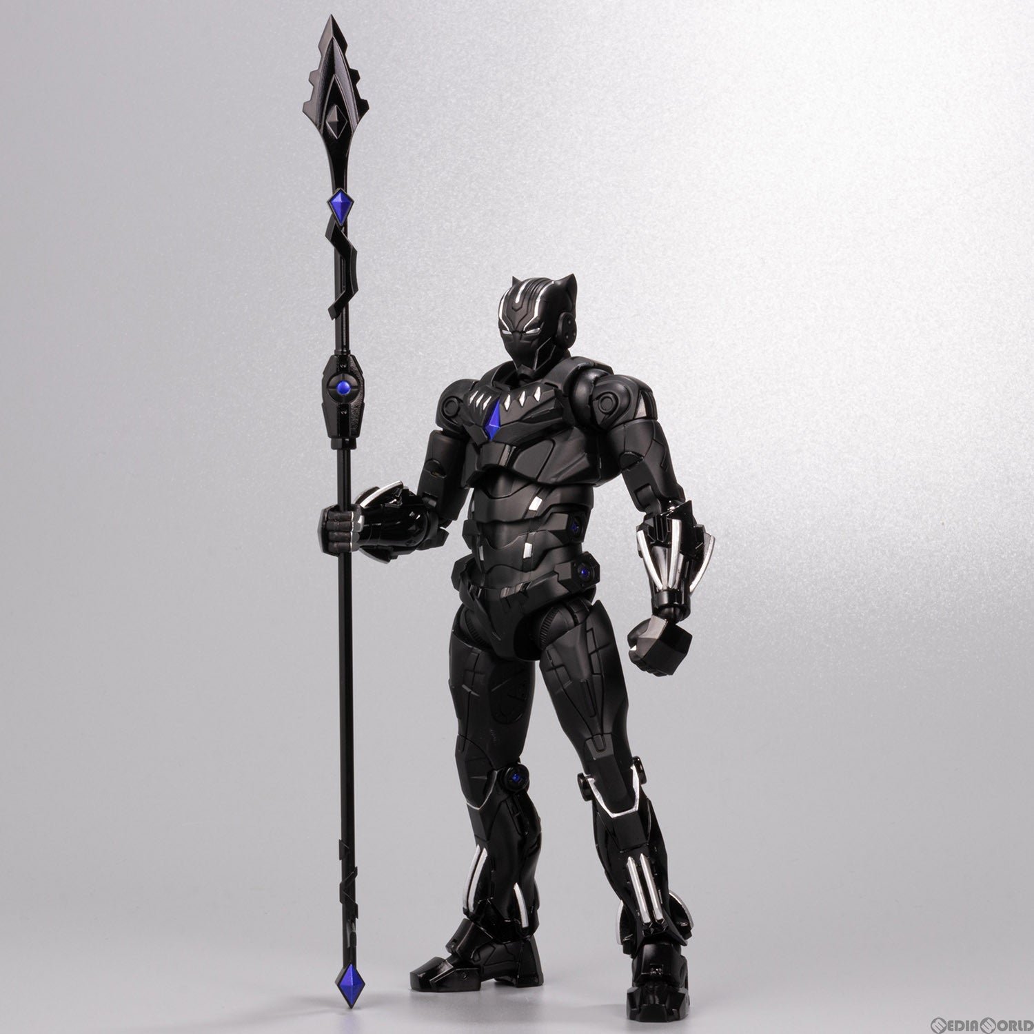 【中古即納】[FIG] FIGHTING ARMOR(ファイティングアーマー) ブラックパンサー MARVEL(マーベル) 完成品 可動フィギュア 千値練(せんちねる)(20230129)