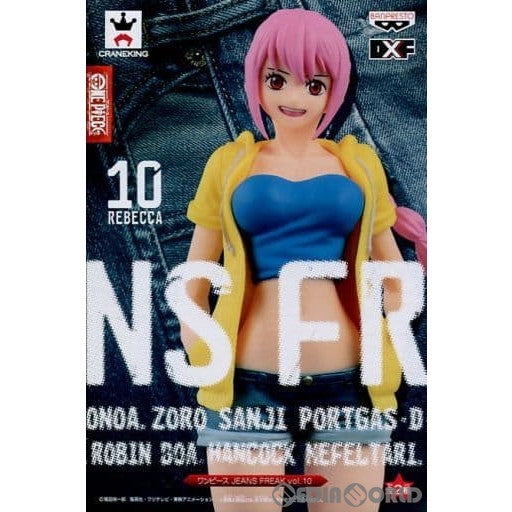 【中古即納】[FIG] レベッカ(イエロー×ブルー) ワンピース JEANS FREAK vol.10 ONE PIECE フィギュア プライズ(36337) バンプレスト(20160426)